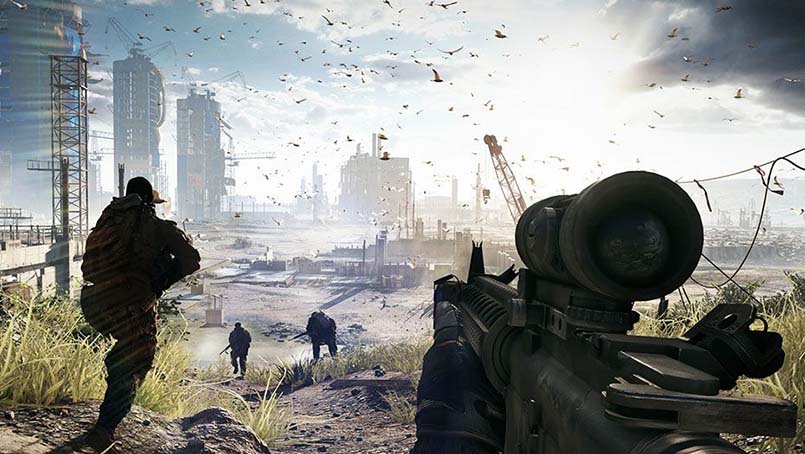 Вид от первого лица в сингл миссиях Одиночная компания в Battlefield 4